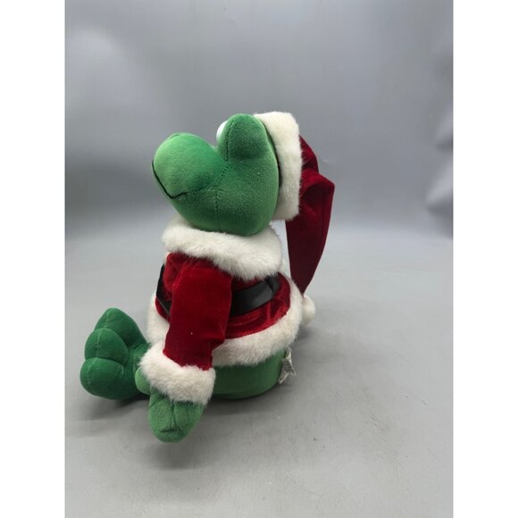 Sterling Inc. Christmas Santa Frog Plush Toy In Red & White Suit 11" Tall READ - Picture 3 of 7